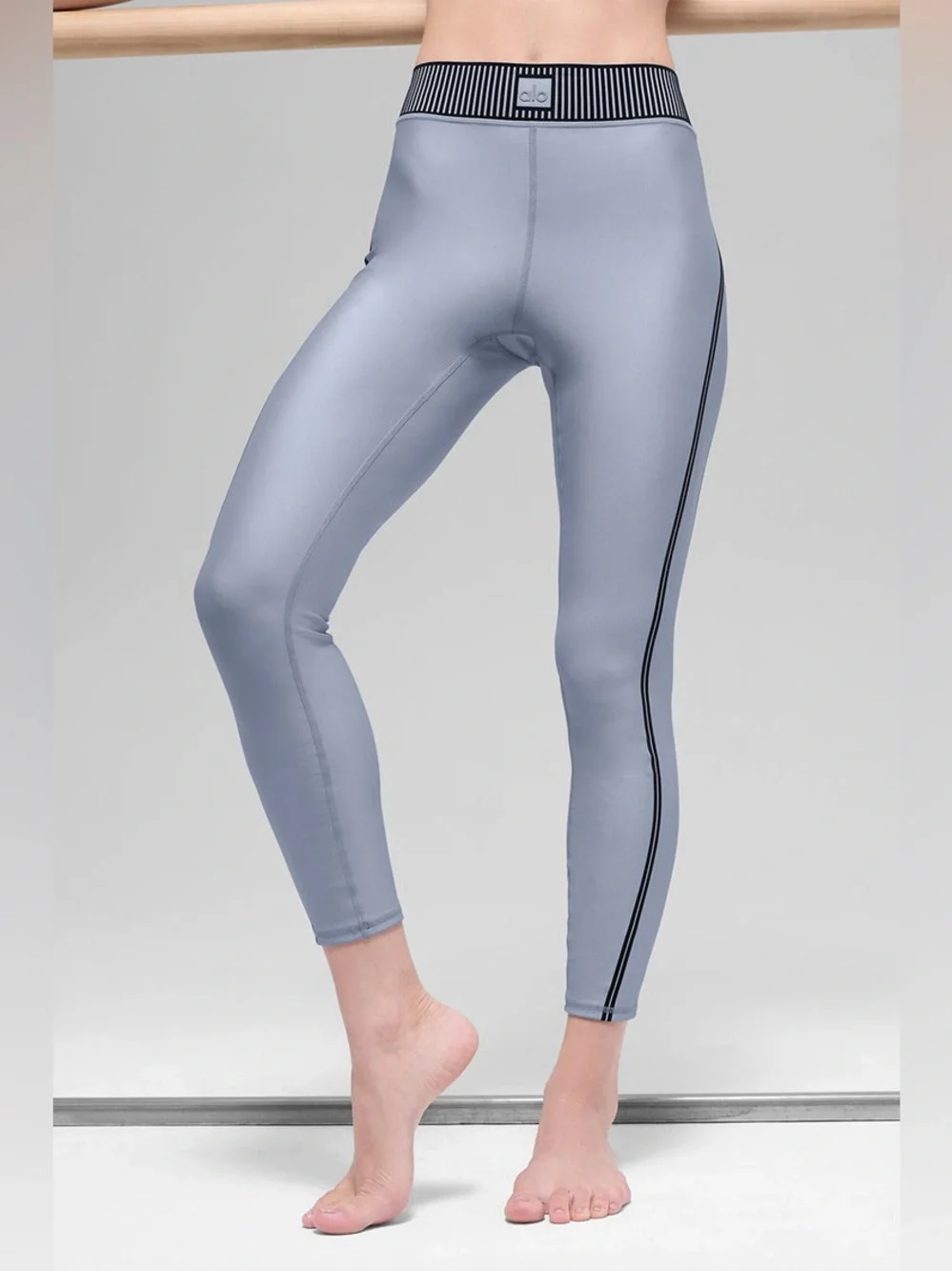Alo Yoga Airlift High-Waist 7/8 Line Up Legging Activewear Pants Size XS sporty
